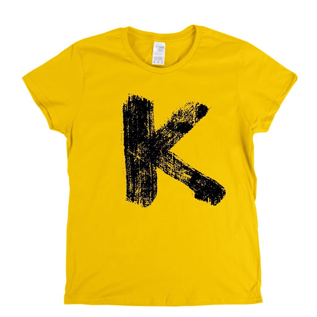 Letter K Womens T-Shirt