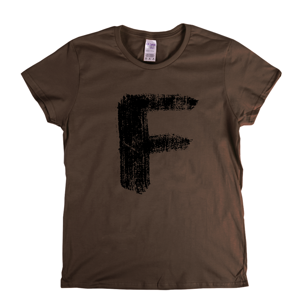 Letter F Womens T-Shirt