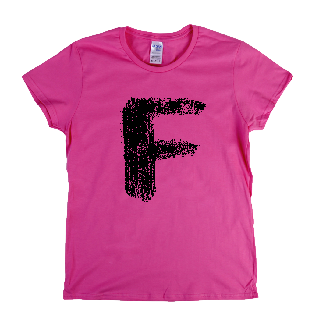Letter F Womens T-Shirt