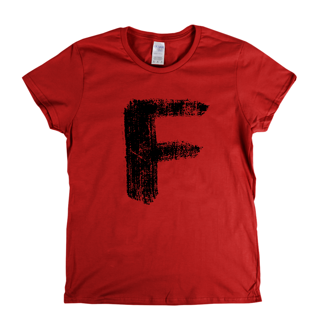 Letter F Womens T-Shirt