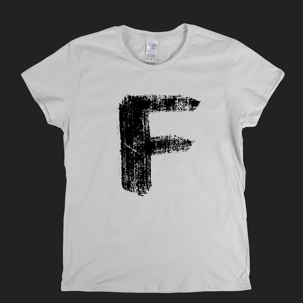 Letter F Womens T-Shirt
