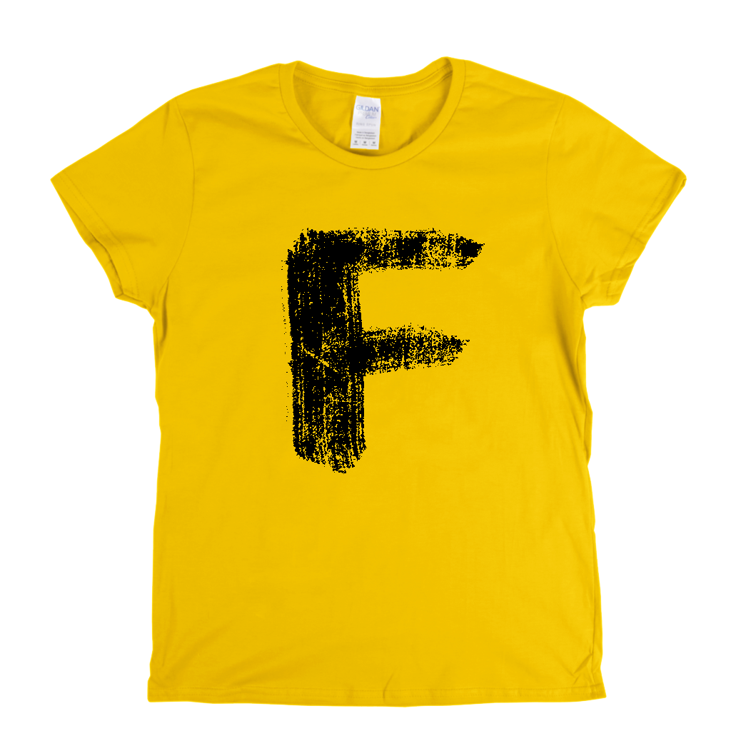 Letter F Womens T-Shirt