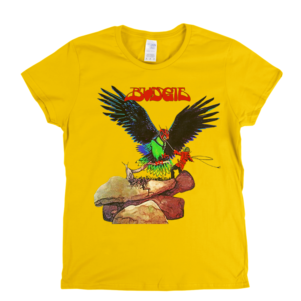 Budgie Never Turn Your Back Womens T-Shirt