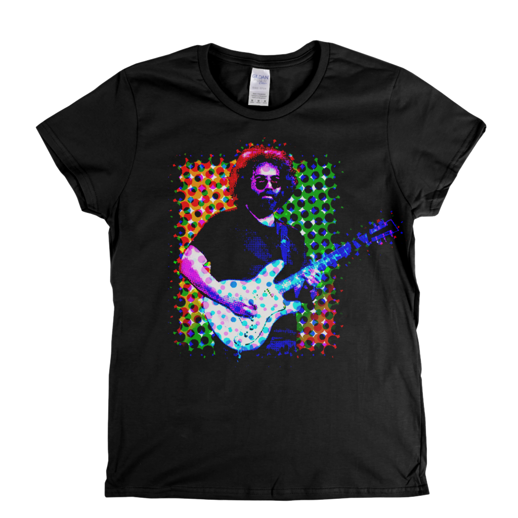 Jerry Garcia Psychedelic Womens T-Shirt
