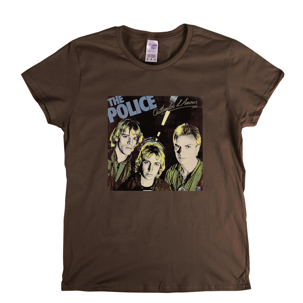 The Police Outlandos Damour Womens T-Shirt