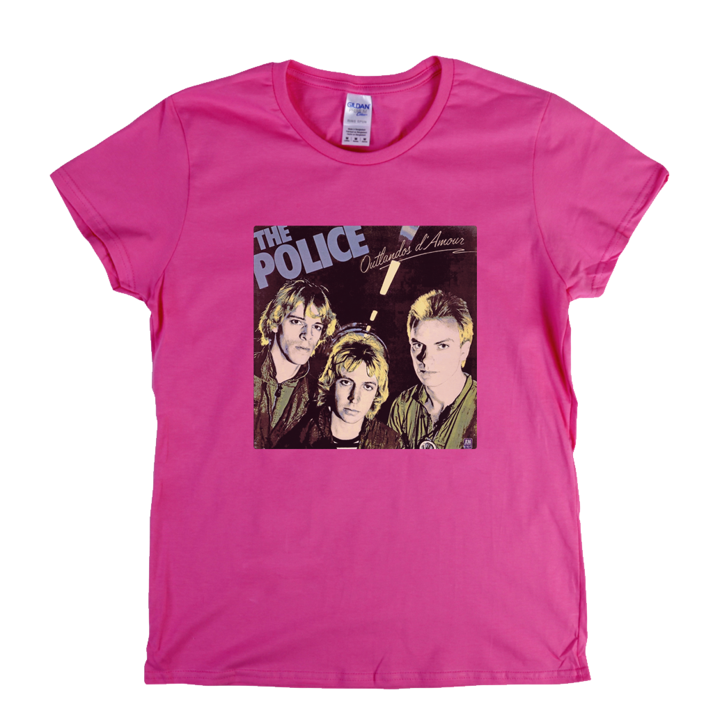 The Police Outlandos Damour Womens T-Shirt