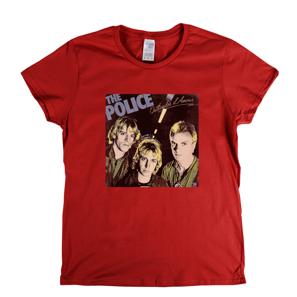 The Police Outlandos Damour Womens T-Shirt