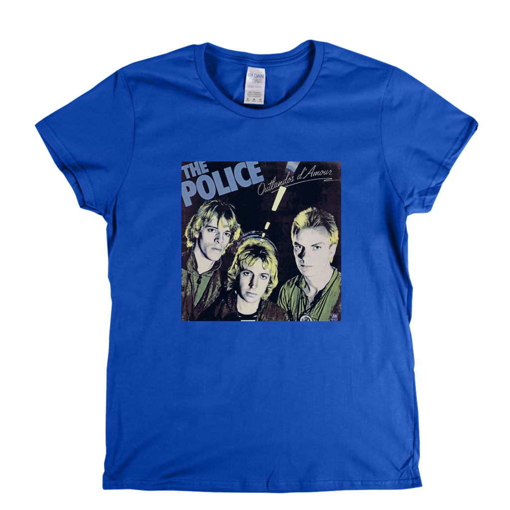 The Police Outlandos Damour Womens T-Shirt