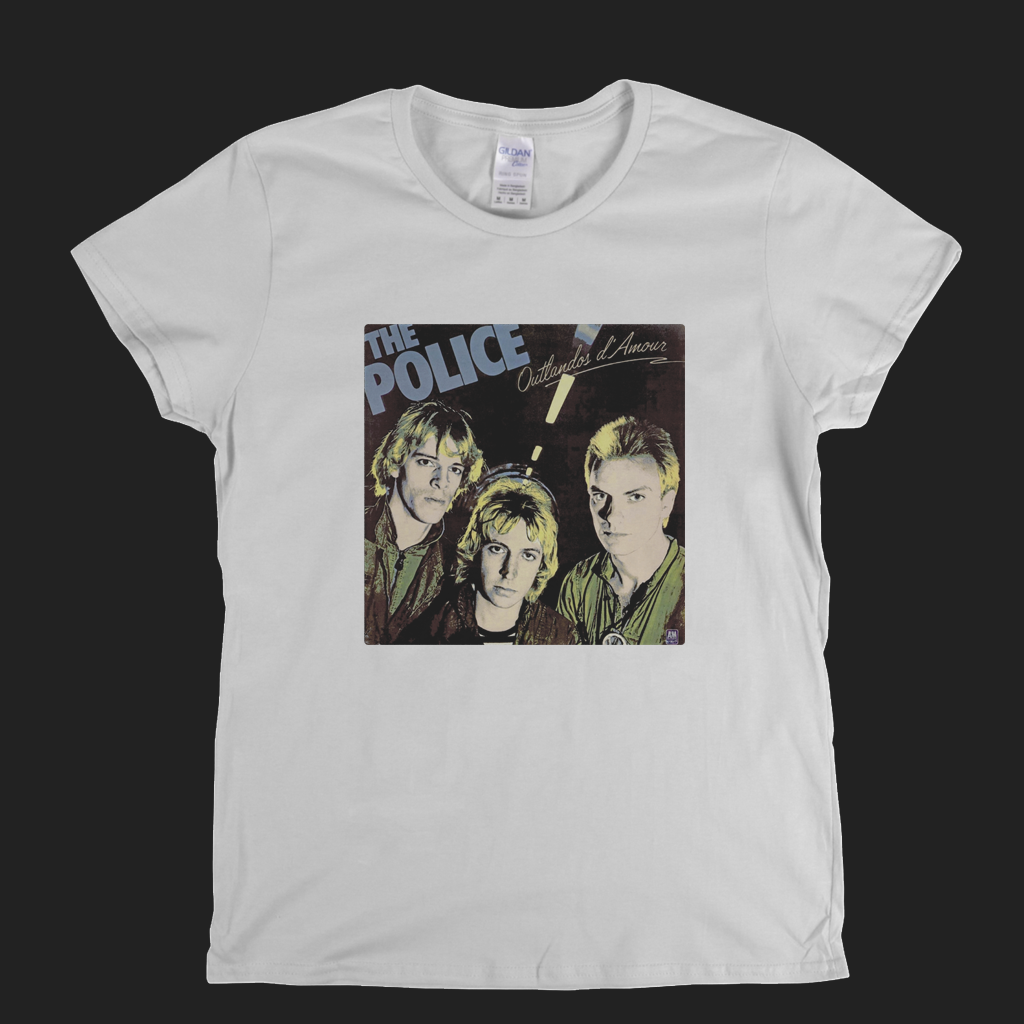 The Police Outlandos Damour Womens T-Shirt
