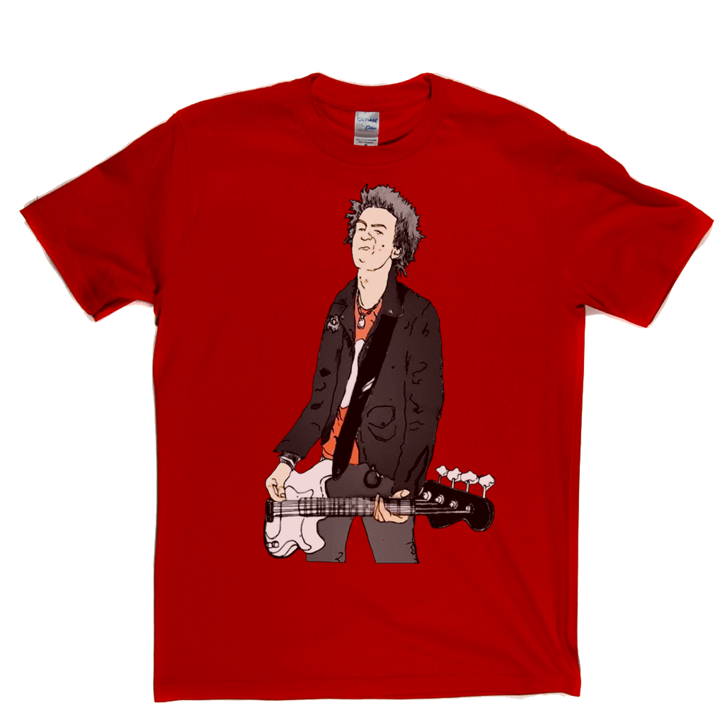 Sid Vicious Art T-Shirt - Classic Black Tee – DJTees