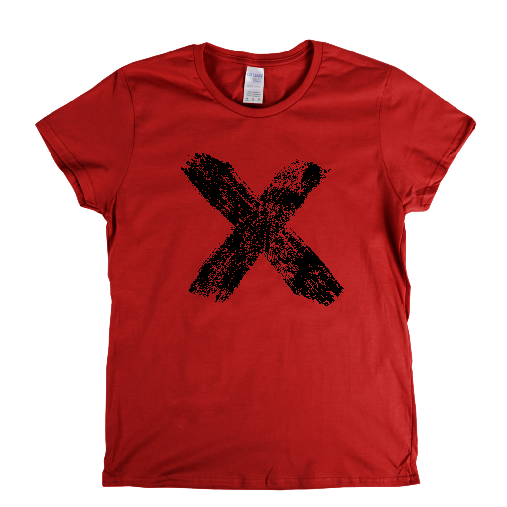 Letter X Womens T-Shirt