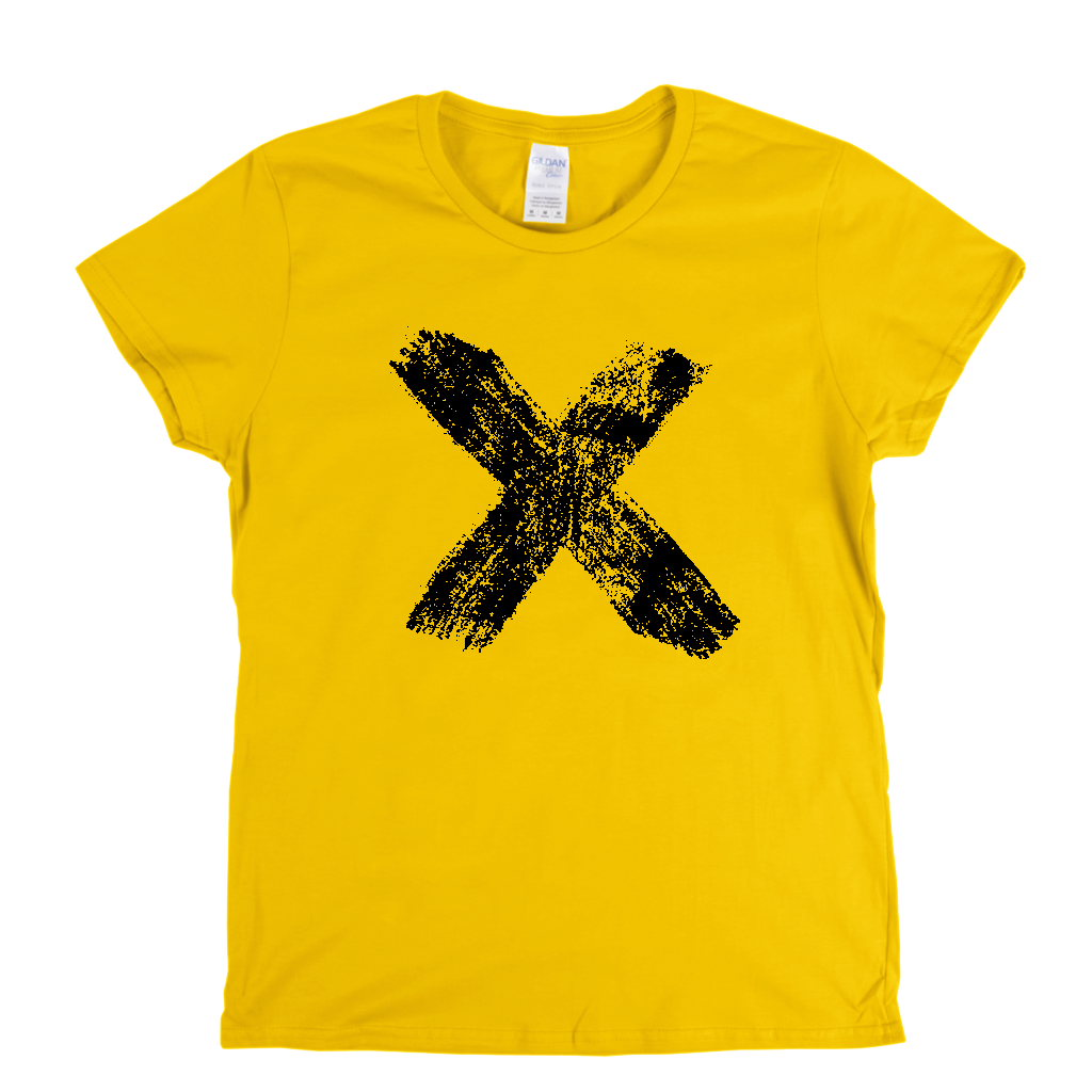 Letter X Womens T-Shirt