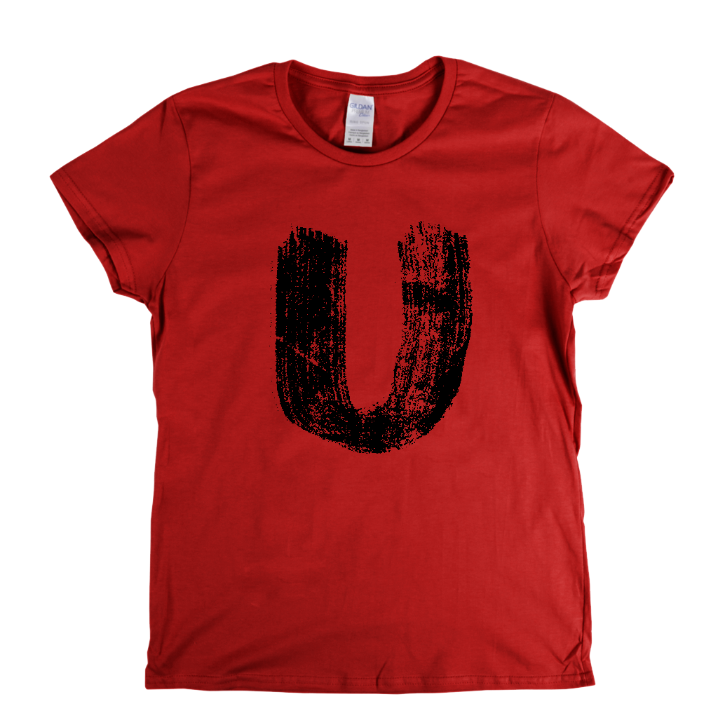Letter U Womens T-Shirt