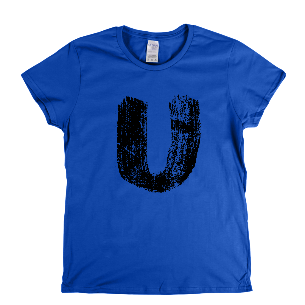 Letter U Womens T-Shirt