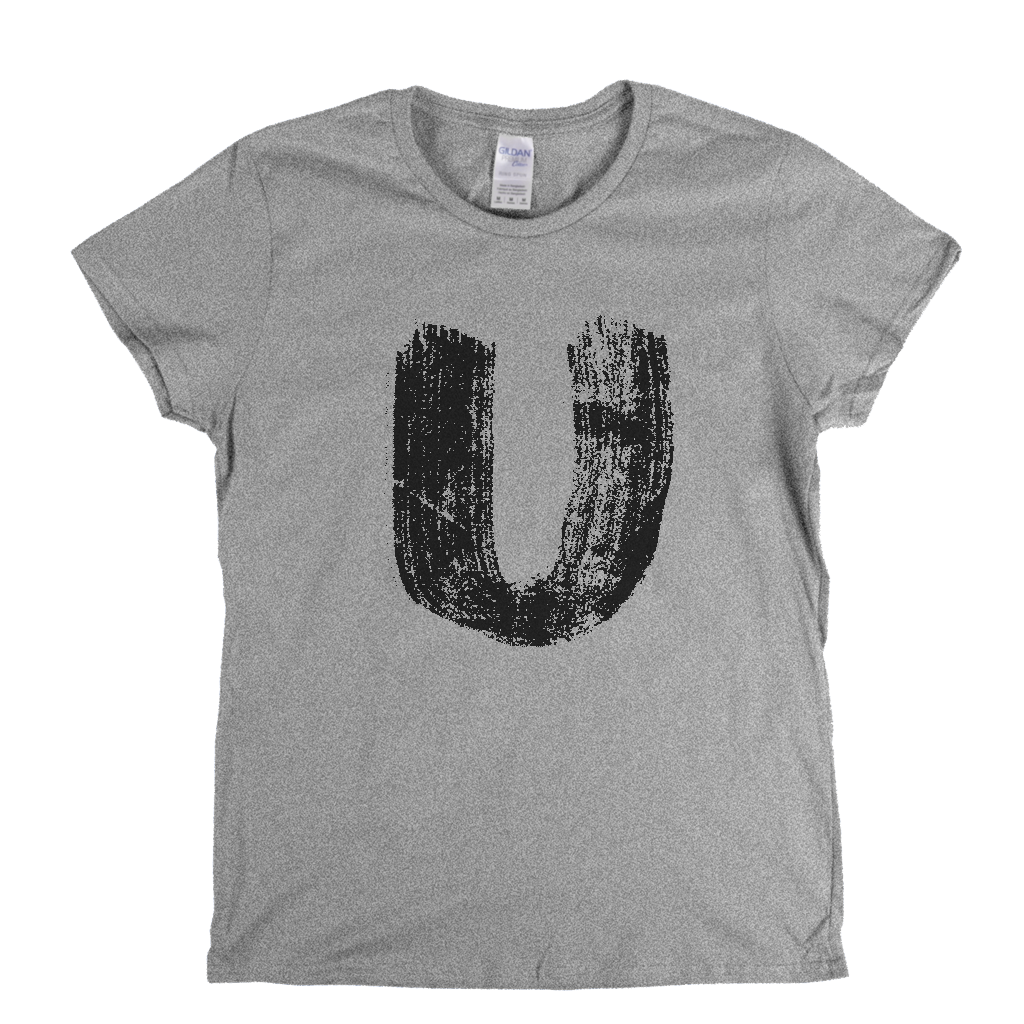 Letter U Womens T-Shirt