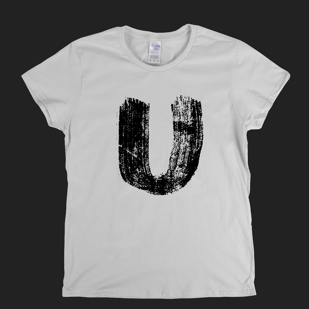 Letter U Womens T-Shirt