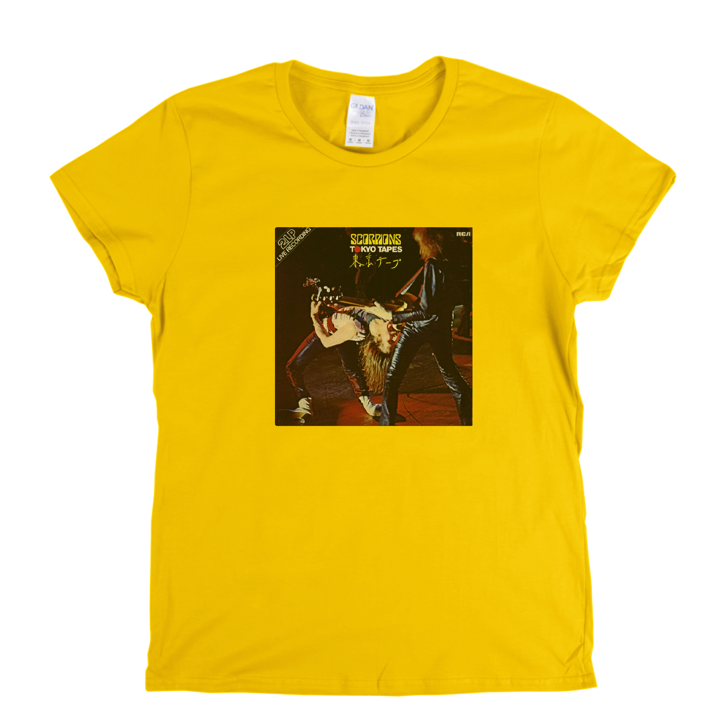 Scorpions Tokyo Tapes Womens T-Shirt
