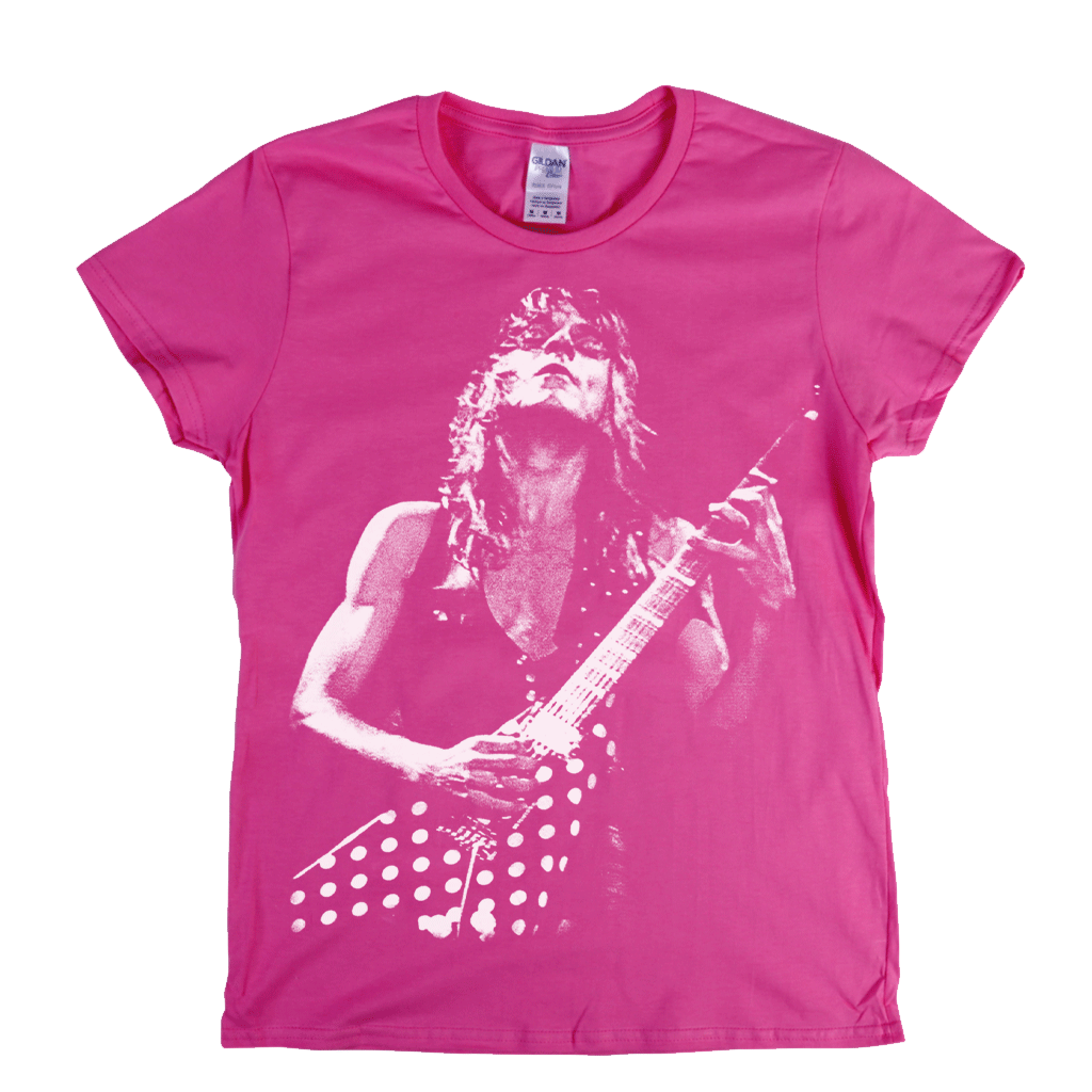 Randy Rhoads On Stage Womens T-Shirt