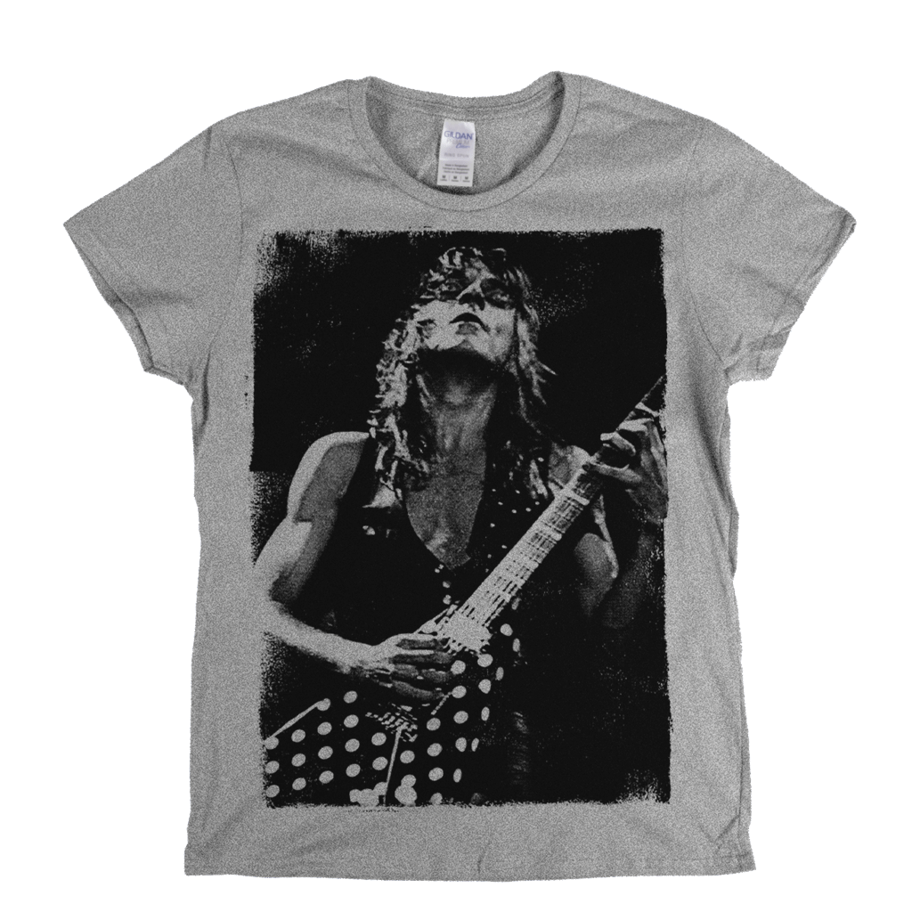 Randy Rhoads On Stage Womens T-Shirt