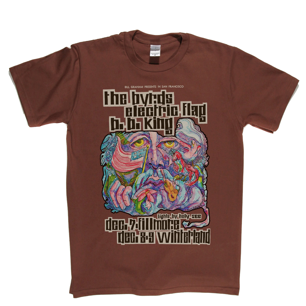 The Byrds Fillmore Poster T-Shirt