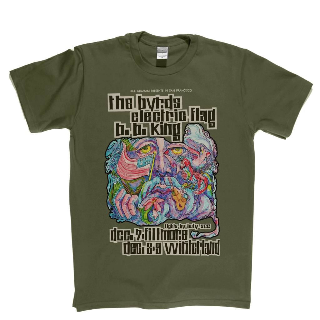 The Byrds Fillmore Poster T-Shirt