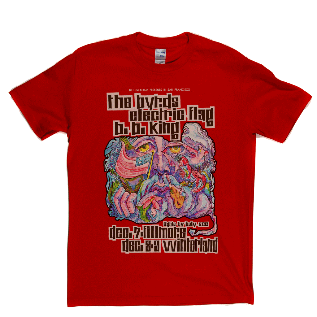 The Byrds Fillmore Poster T-Shirt