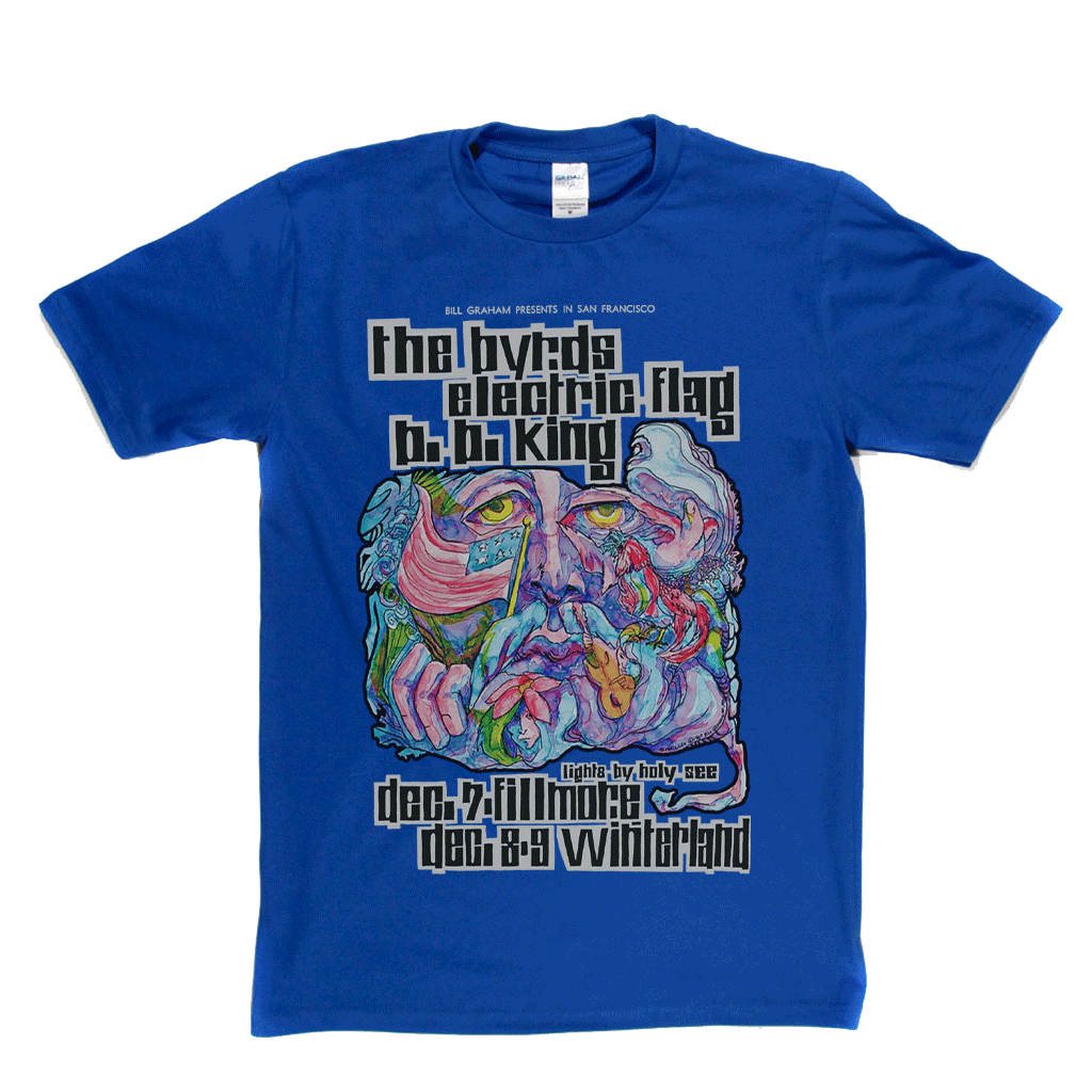 The Byrds Fillmore Poster T-Shirt