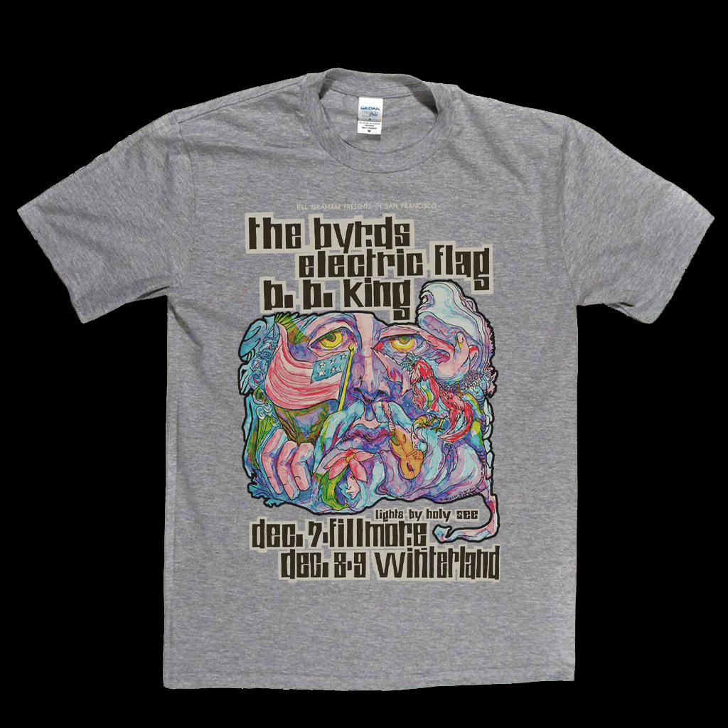 The Byrds Fillmore Poster T-Shirt