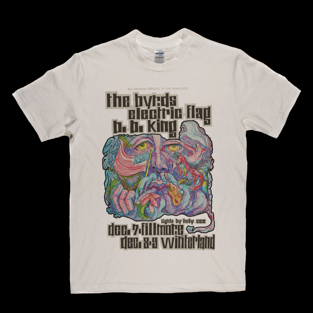 The Byrds Fillmore Poster T-Shirt