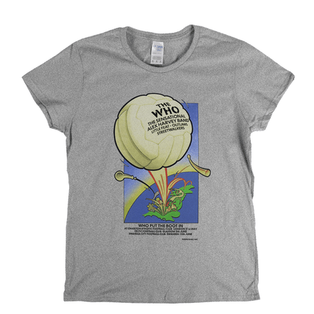 The Who Charlton 1976 Womens T-Shirt