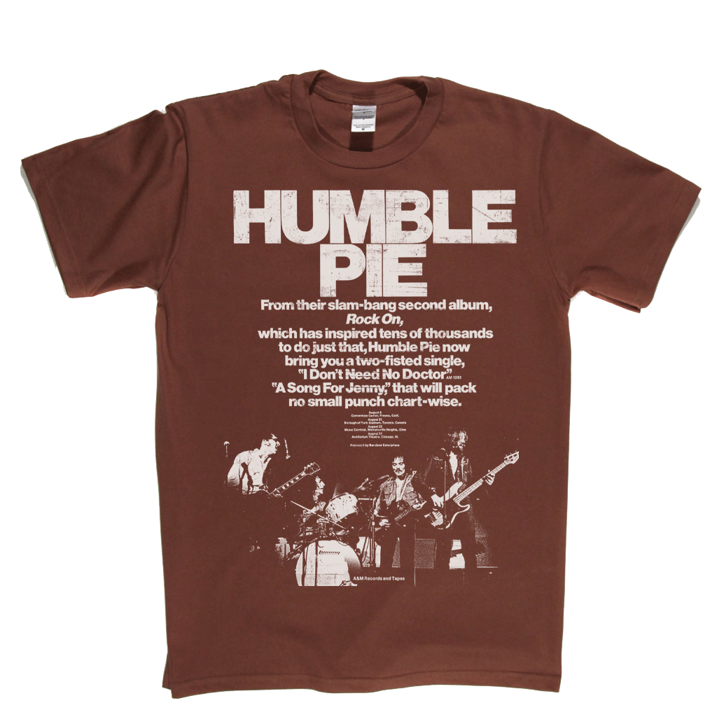 Humble Pie Slam Bam Poster T-Shirt