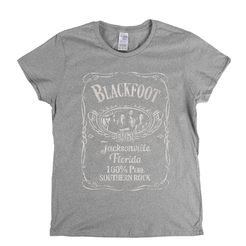 Blackfoot Liquor Label Womens T-Shirt