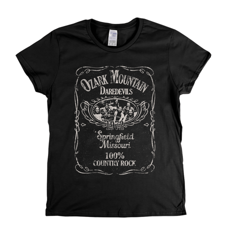 Ozark Mountain Daredevils Liquor Label Womens T-Shirt
