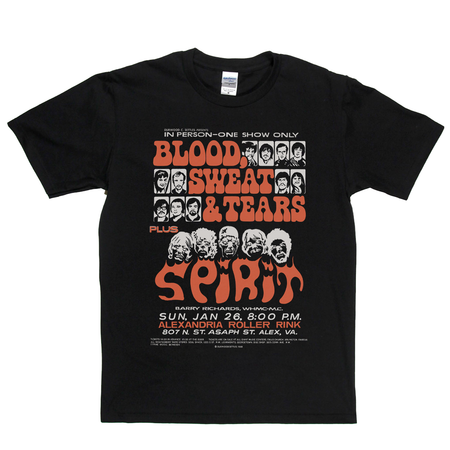 Blood Sweat & Tears Spirit Poster T-Shirt