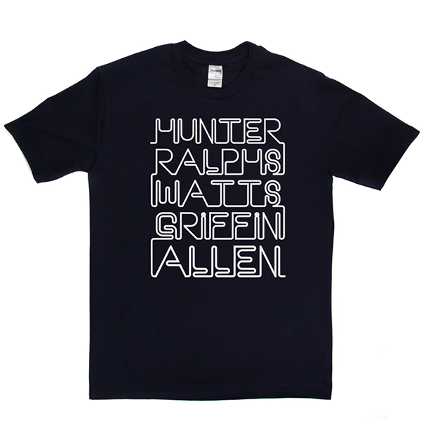 Mott the Hoople Line Up T-shirt