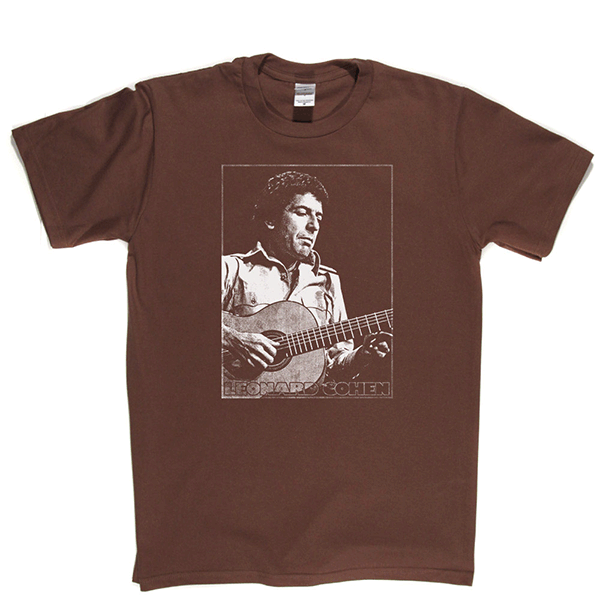 Leonard Cohen Acoustic T Shirt