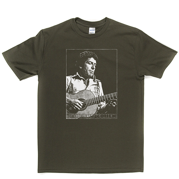 Leonard Cohen Acoustic T Shirt