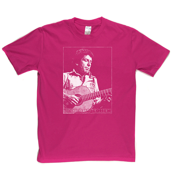 Leonard Cohen Acoustic T Shirt