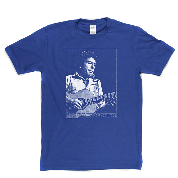 Leonard Cohen Acoustic T Shirt