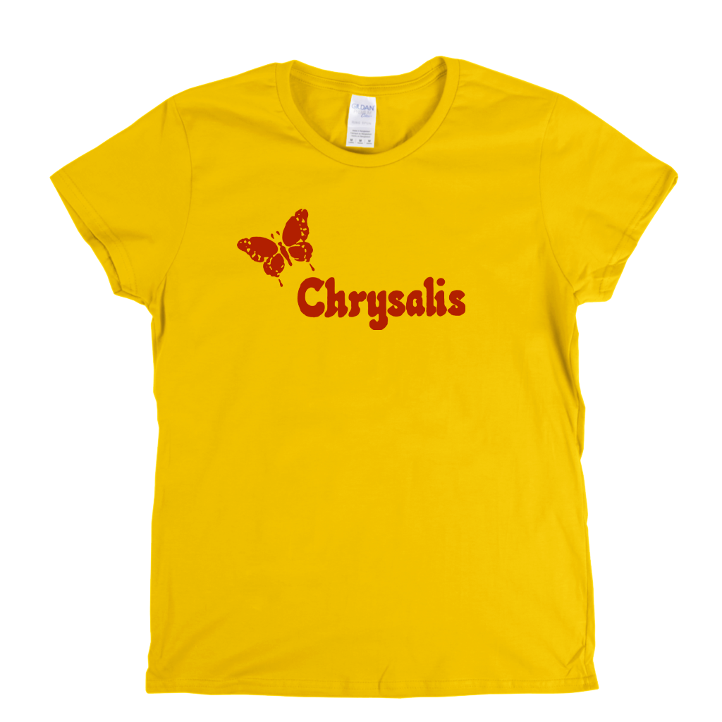 Chrysalis Butterfly Record Logo Womens T-Shirt