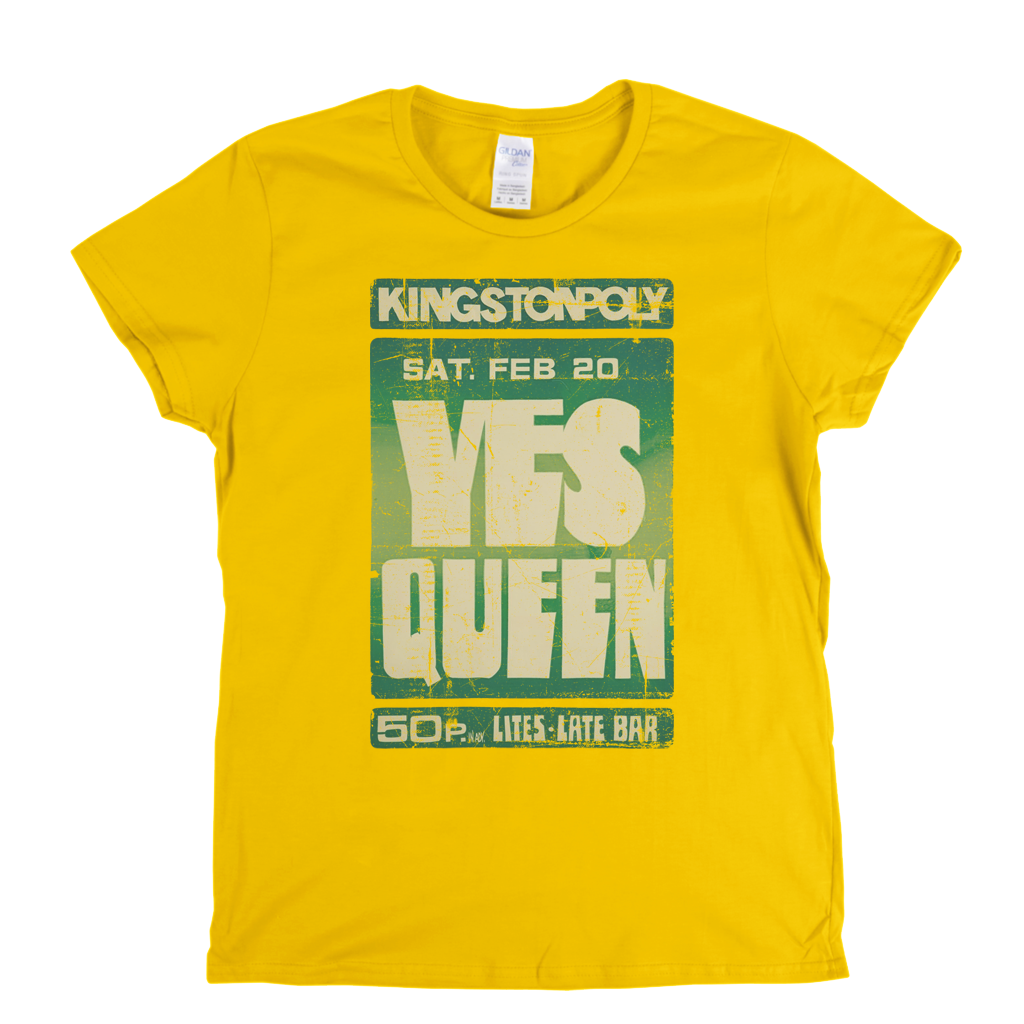Yes Queen Kingston Poly Poster Womens T-Shirt
