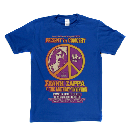 Frank Zappa And The Mothers Of Invention Concert Poster T-Shirt