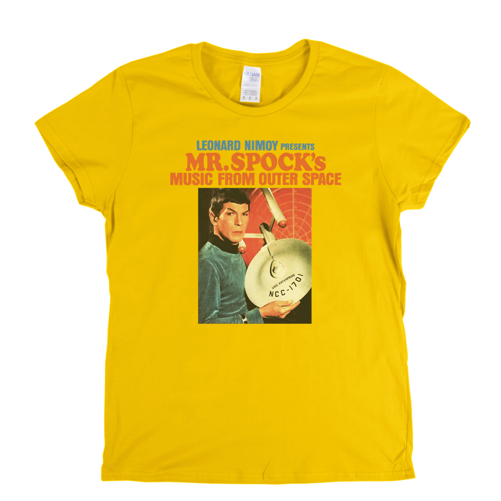 Mr Spocks Music From Outer Space Womens T-Shirt