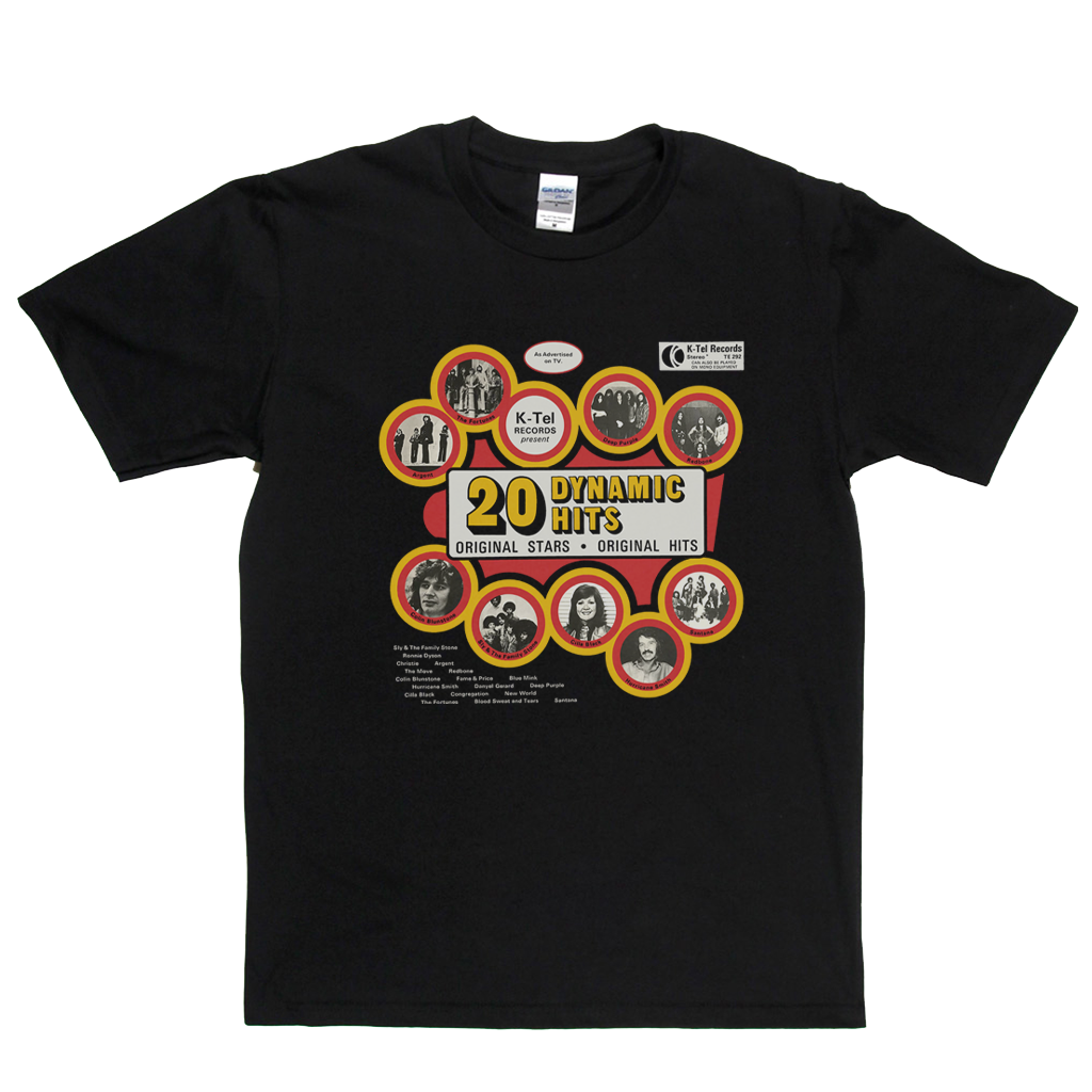 K Tel 20 Dynamic Hits T-Shirt
