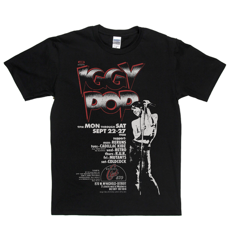 Iggy Pop 1980 Poster T-Shirt