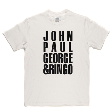 John Paul George and Ringo T-shirt