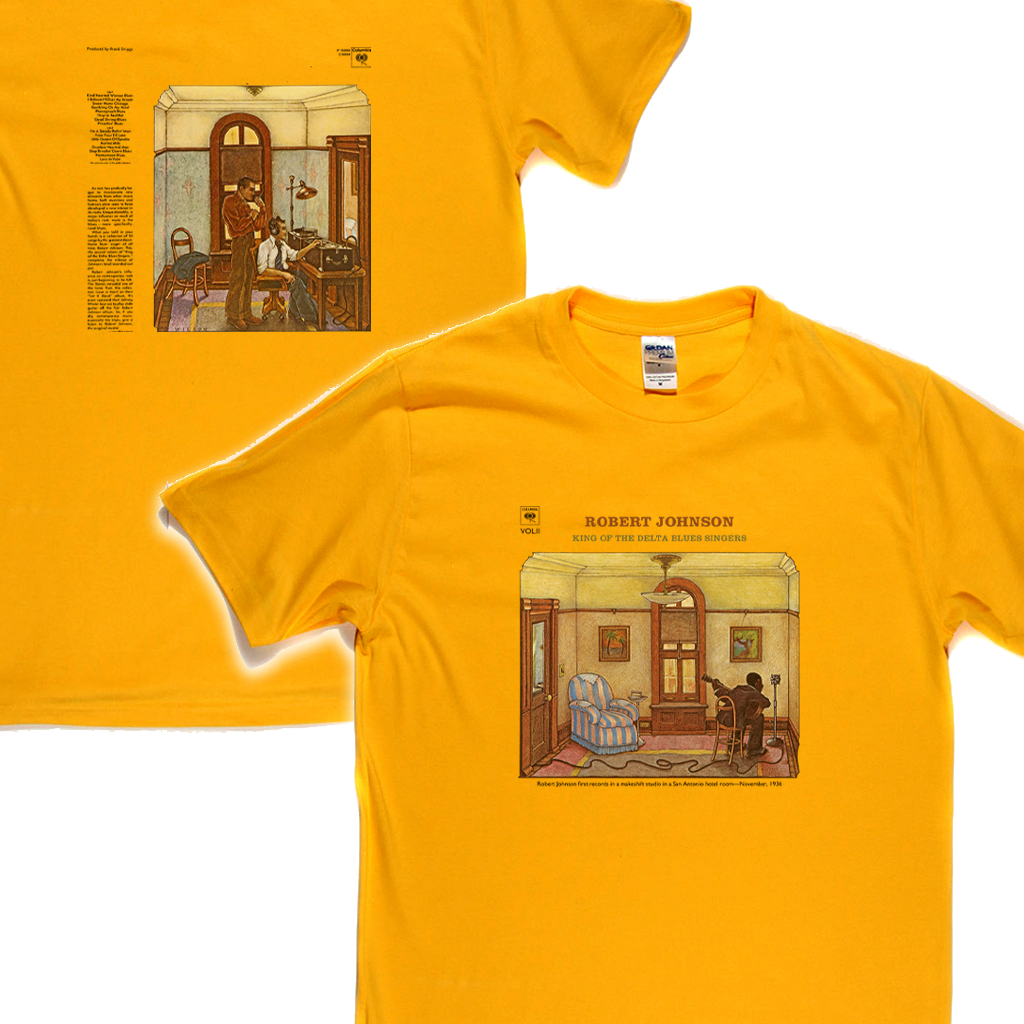 Robert Johnson King Of The Delta Blues Singers Front And Back T-Shirt