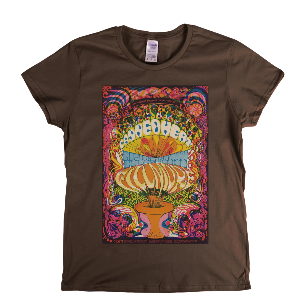 Fillmore West Canned Heat Poster Womens T-Shirt