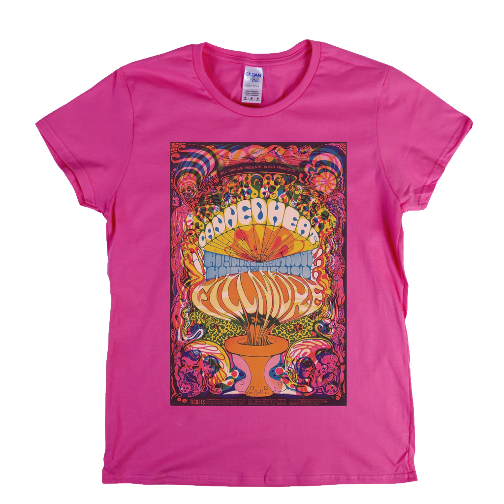 Fillmore West Canned Heat Poster Womens T-Shirt