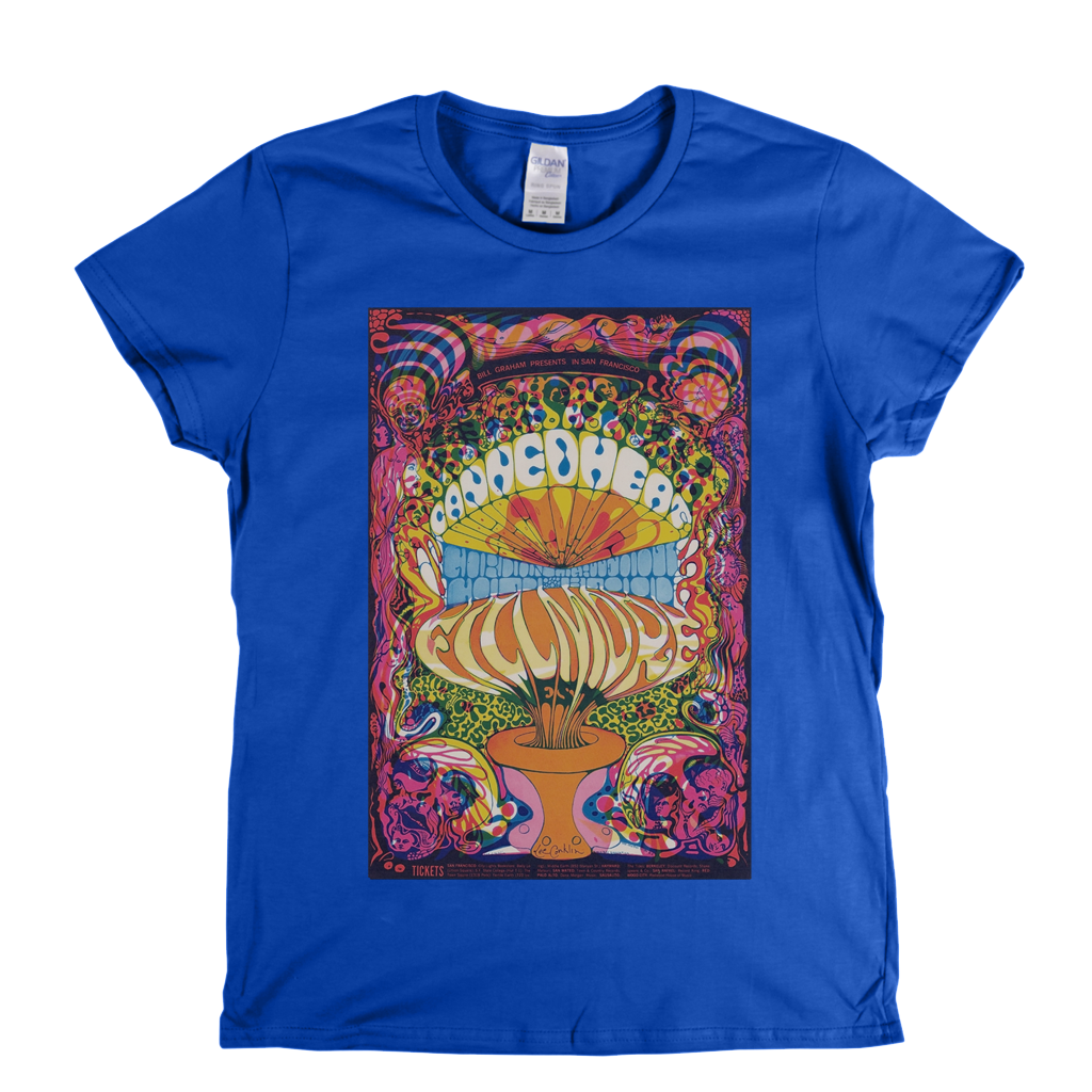 Fillmore West Canned Heat Poster Womens T-Shirt